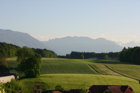 Hallwang bei Salzburg, Blickrichtung Tennengau
